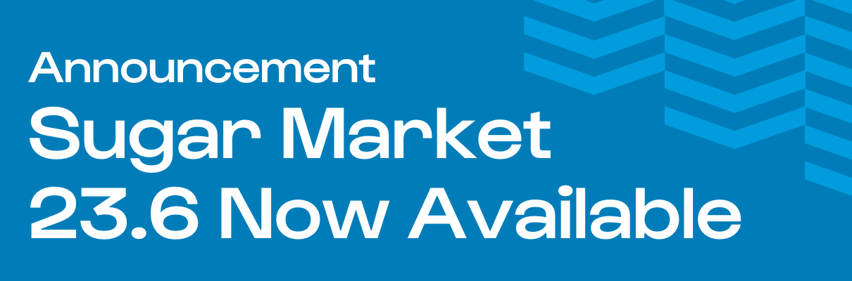 Announcement: Sugar Market 23.6 Now Available