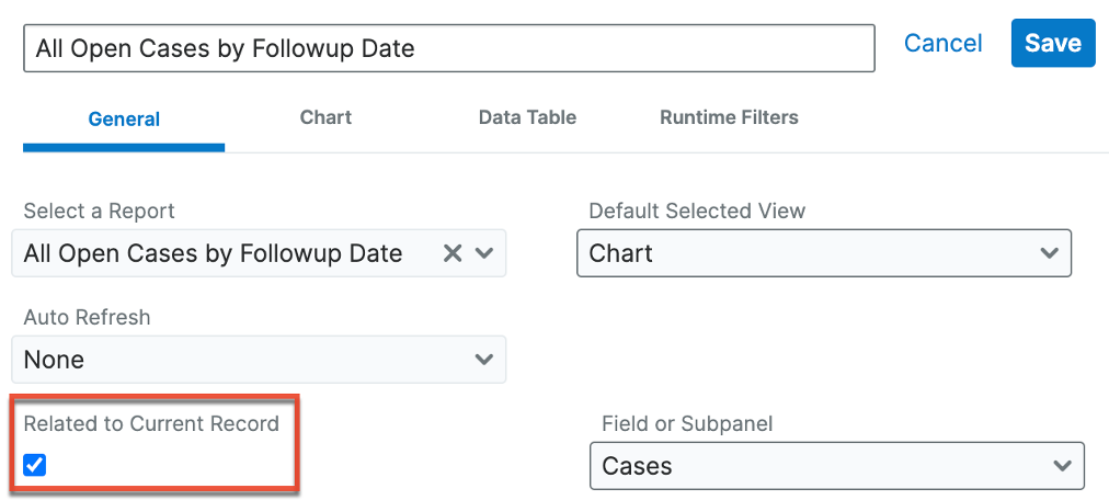 Relate to current record checkbox